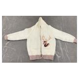 Vintage Cowichan Indian Wool Elk Sweater