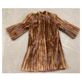 Vintage Brown Mink Full Length Fur Coat Jacket