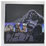 John Wright Mountain Climbing Oil on Canvas