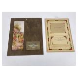 Pair of Antique Advertising Calendars