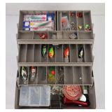 Fishing Tackle Box Full of Lures