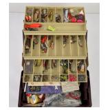 Fishing Tackle Box Full of Lures