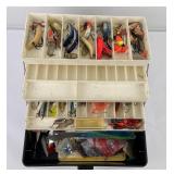 Fishing Tackle Box Full of Lures