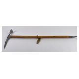 Antique Ice Climbing Mountain Axe Top Snowman
