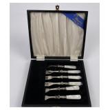 Antique EPNS Mother of Pearl Fork Set