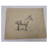 Shorty Shope Cowboy Artist Pencil Drawing