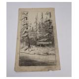 Shorty Shope Cowboy Artist Pencil Drawing