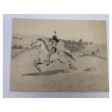 Shorty Shope Cowboy Artist Pencil Drawing