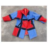 Mid Century Color Block Wool Jacket