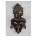 Antique Black Forest Germany folding Wood Shelf