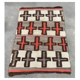 Early Navajo Ganado Cross Rug