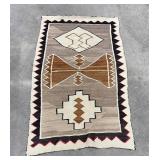 Antique Navajo Indian Blanket Rug