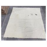 1825 American Country Primitive Wool Blanket