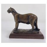 Mountain Lion John Louis Clarke Bronze Montana