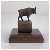 Small Goat John Louis Clarke Bronze Montana