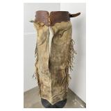 Antique Montana Fringed Cowboy Chaps