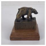 Tiny Bear John Louis Clarke Bronze Montana