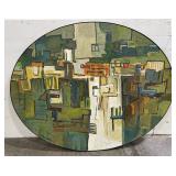 Donovan Johnson Mid Century Oil on Canvas