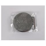 Newhouse SNOC 4 1/2 Wolf Trap Pan Belt Buckle
