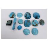 Natural Arizona Turquoise Cabochon Stones 200 cts