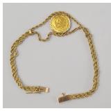 1994 1/10 oz Chinese Gold Panda Bracelet