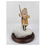 Antique German Belsnickle Santa Wire Leg