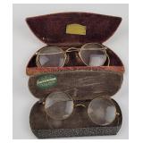 Pair of Art Deco Gold Filled Eyeglasses