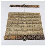 Antique Buddhist Hunting Story Bamboo