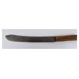 Antique I Wilson Frontier Butcher Knife 6 Pin