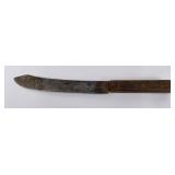 Antique I Wilson Frontier Butcher Knife 5 Pin