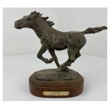 Gordon Monroe Montana Mustang Horse Bronze