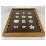 Sterling Franklin Mint Western Lawmen Badges