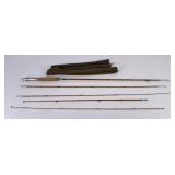 Antique Bamboo Fly Fishing Rod Lawood