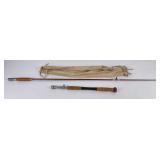 Antique Bamboo Fly Fishing Rod Kingfisher