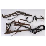 Lot of Antique Montana Horse Bits Cowboy