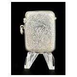 Edwardian Sterling Match Safe Vesta Case