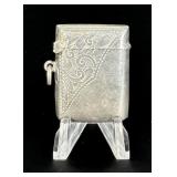 1912 Sterling Match Safe Vesta Case