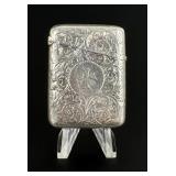 Victorian Sterling Match Safe Vesta Case