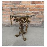 Italian Hollywood Recency Gold Gilt Side Table