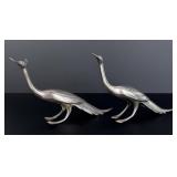 Weidlich Brothers Silver Plate Bird Figurines
