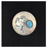 Emerson Thompson Navajo Sterling Kokopelli Brooch