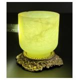 Chinese Carved Jade Cup on Stand