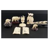 Group of Elephant Carvings Montana Residents Only