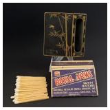 Meiji Period Japanese Damascene Match Box