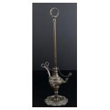 Cast Brass Lucerne Whale Oil Lamp