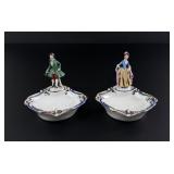 German Porcelain Sweetmeat Dishes