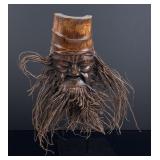 Chinese Bamboo Root Shou Lao Face