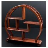 Chinese Rosewood Mingei Display Stand
