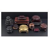 Collection of Chinese Wooden Display Stands