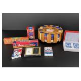 Collection of Poker Chips Playing Cards